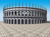 Veduta esterna dell'anfiteatro