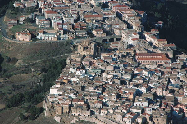 Irsina - Veduta aerea